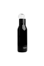 Bouteille double paroi H2 Audio 17oz Noire avec écouteur sans-fil et station de chargement intégrée