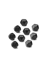 Boîte de  9 pierres à whisky en granite noir a/sac