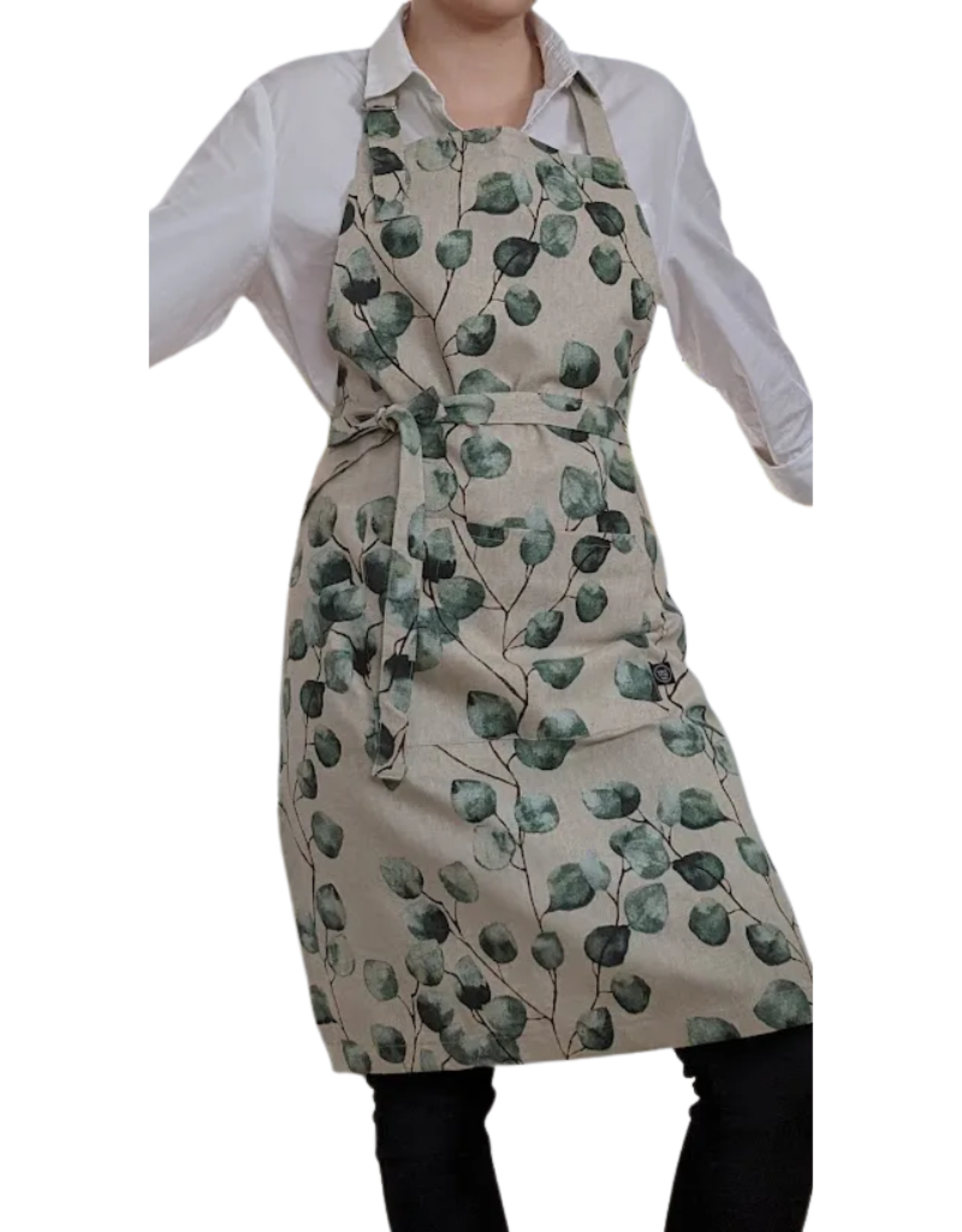 Sac en Vrac Tablier à motifs feuilles d'eucalyptus