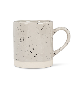 Abbott Tasse en grès tacheté Gris