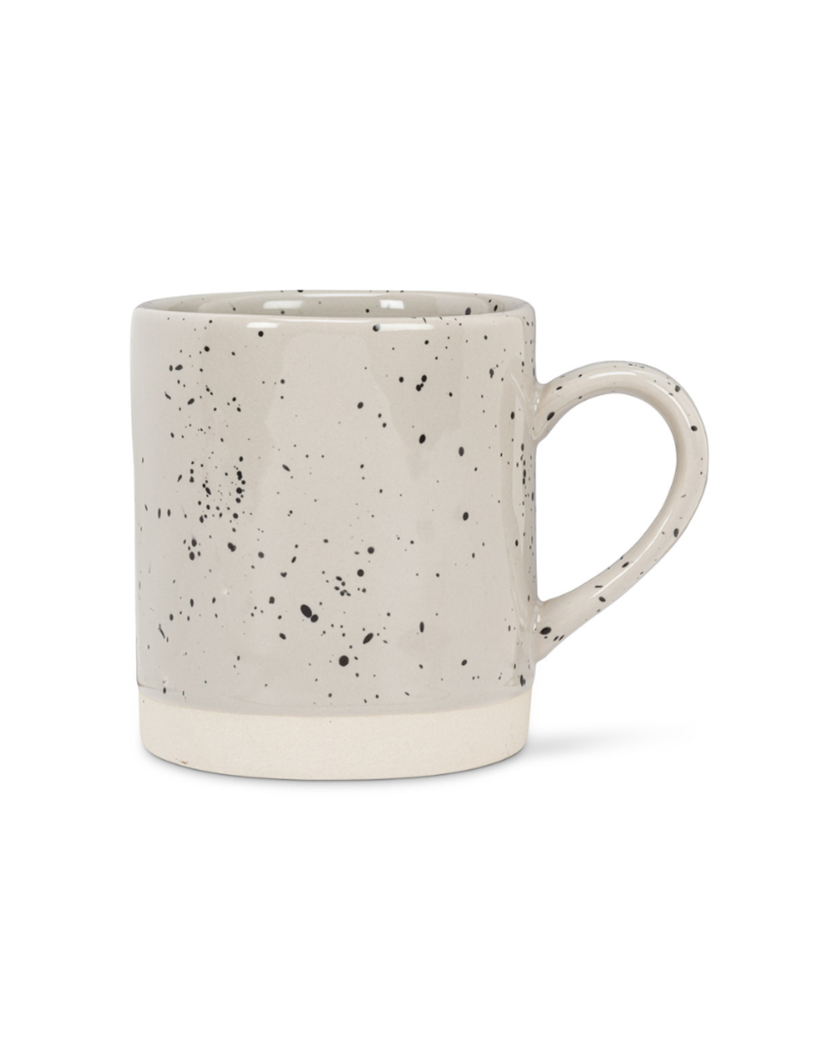 Abbott Tasse en grès tacheté Gris