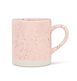 Abbott Tasse en grès tacheté Rose