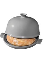 Ricardo Cloche à pain en céramique grise 900g