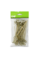 Paquet de brochettes en bambou a/noeud 12cm