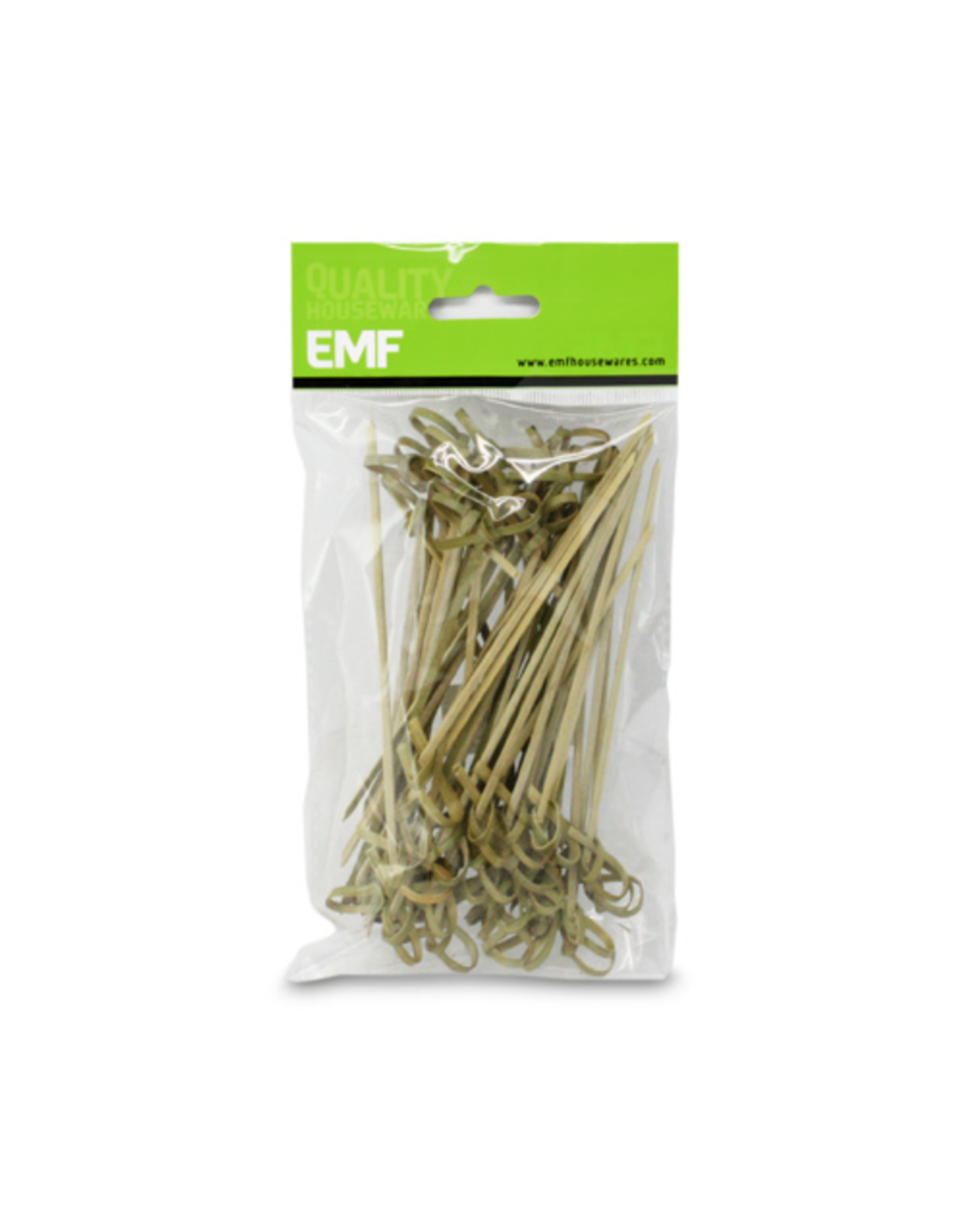 Paquet de brochettes en bambou a/noeud 12cm