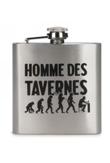 Flasque 6oz 'Homme des Tavernes'