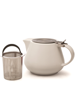 Théière blanche avec infuseur