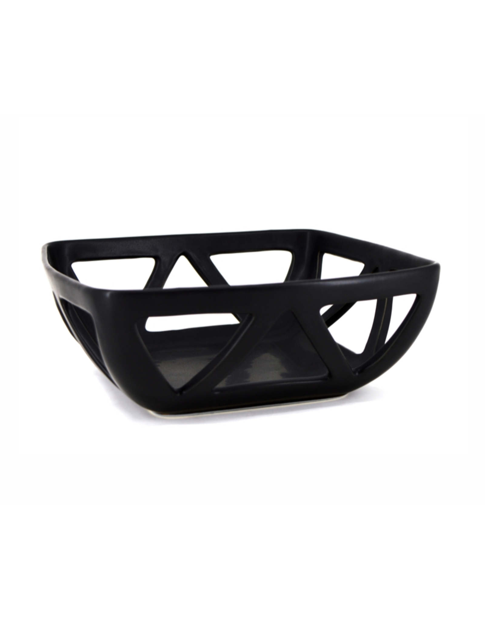 Bol carré Park West 25cm noir