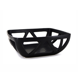 Bol carré Park West 25cm noir