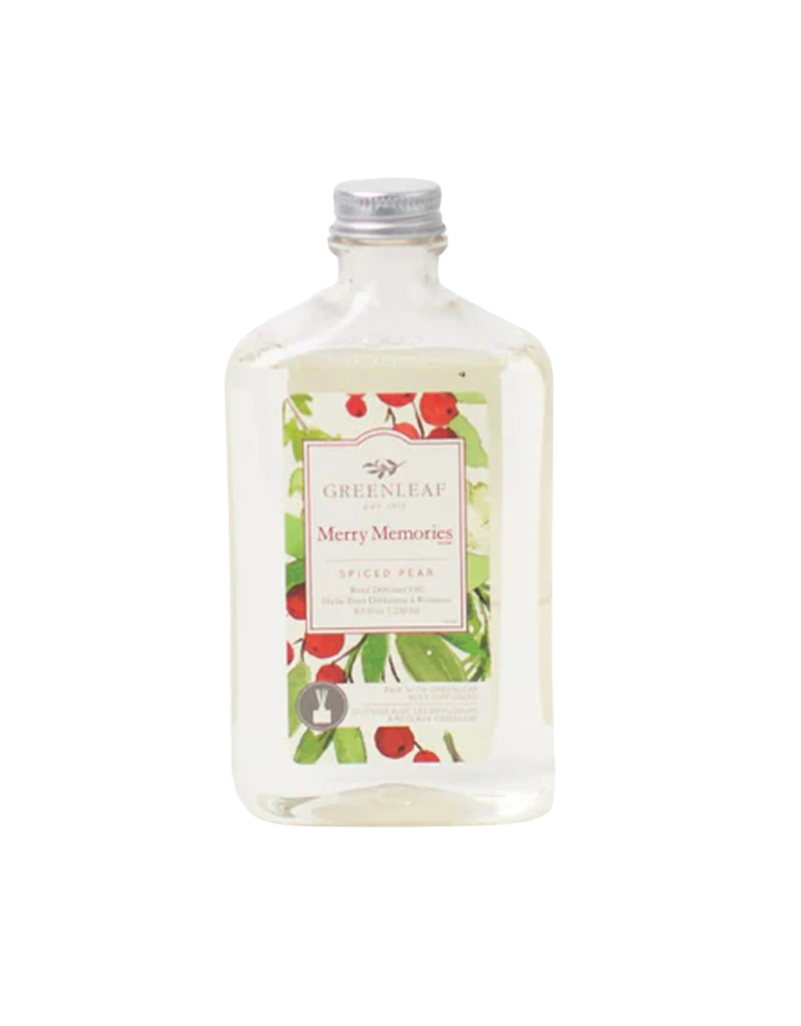 Greenleaf Recharge d'huile 250ml pour diffuseur à roseaux - Merry Memories