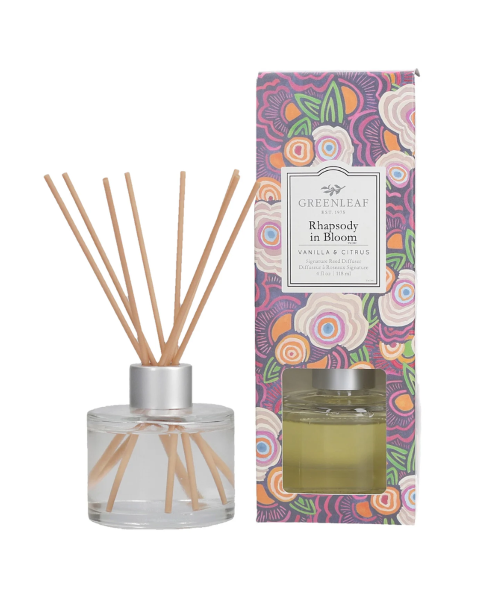 Greenleaf Diffuseur à roseaux Rhapsody in Bloom