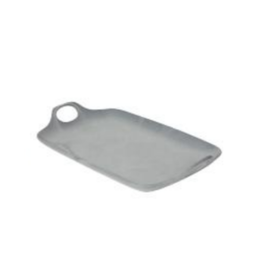 Now Designs Assiette à poignées Terrain gris crépuscule