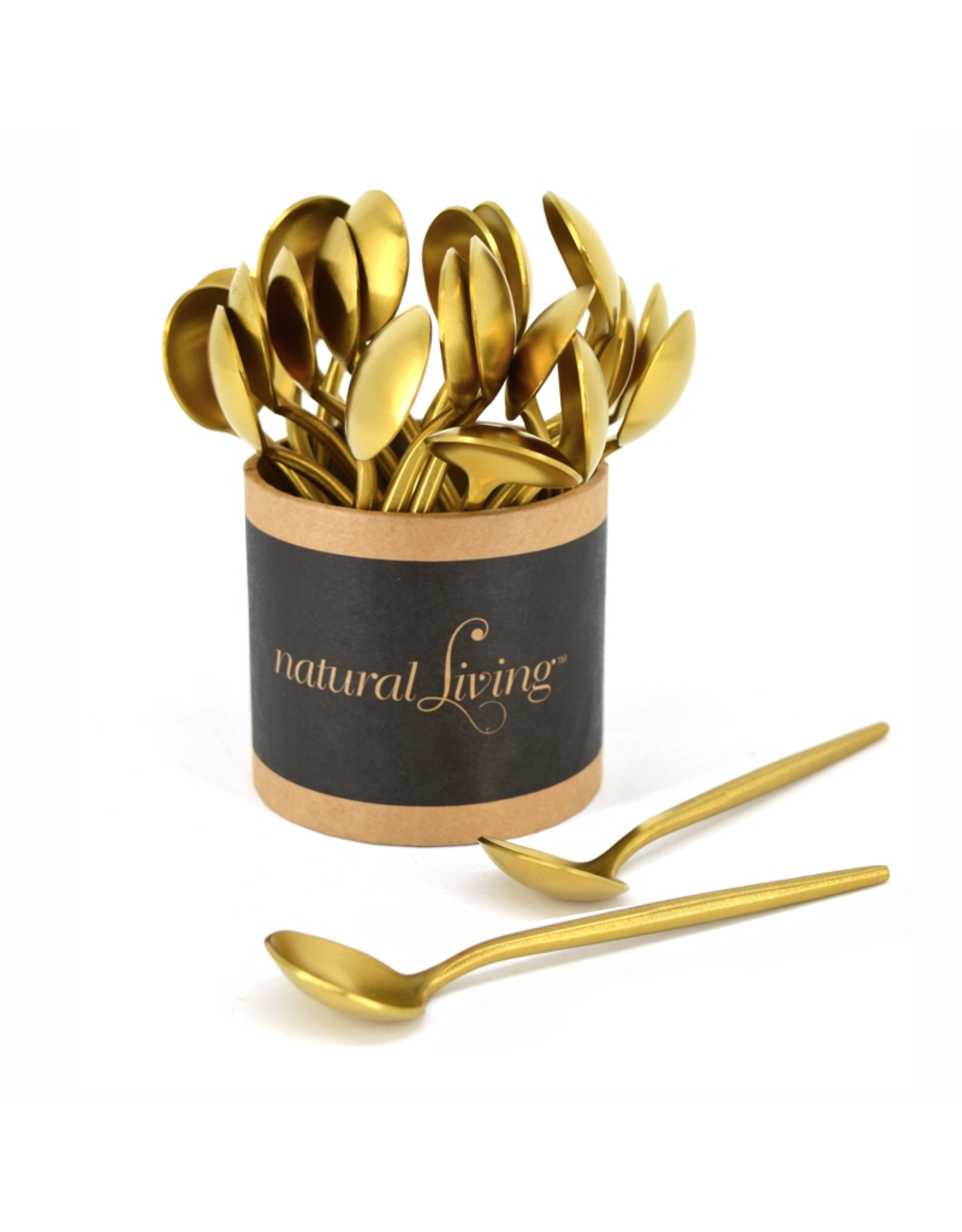 Petite cuillère en métal or