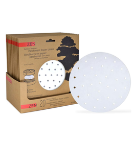 Zen Cuisine Doublures en papier parchemin 25cm pour étuveuse en bambou (20)