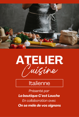Atelier culinaire - Saveurs d'italie 12 février 18h