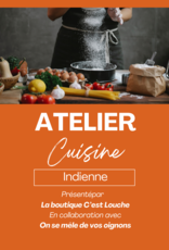 Atelier cuisine indienne – Saveurs épicées et réconfortantes 28 octobre 18h