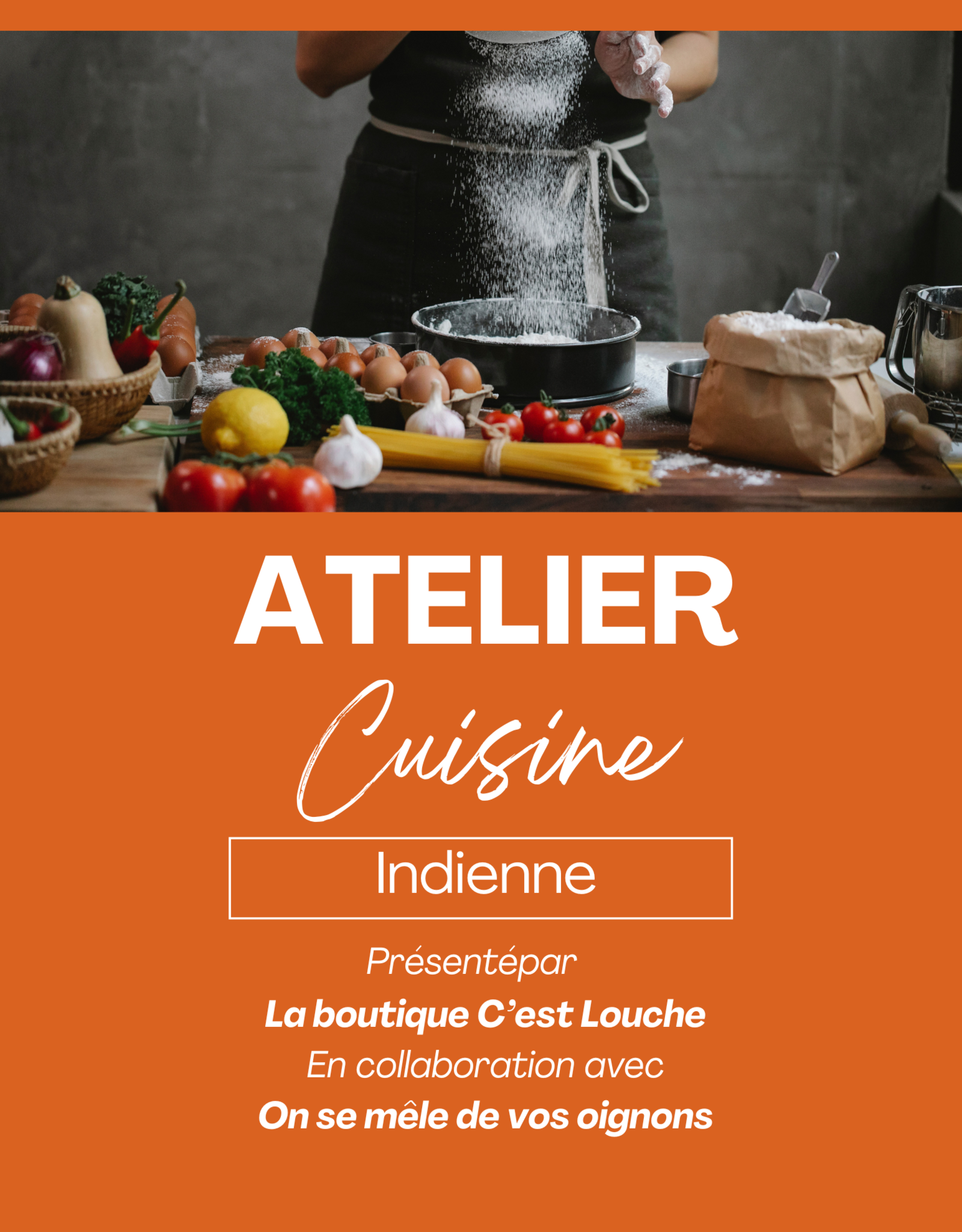 Atelier cuisine indienne – Saveurs épicées et réconfortantes 28 octobre 18h