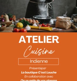 Atelier cuisine indienne – Saveurs épicées et réconfortantes 28 octobre 18h