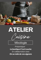 Atelier sur les bases de la mixologie 5 mai à 18h