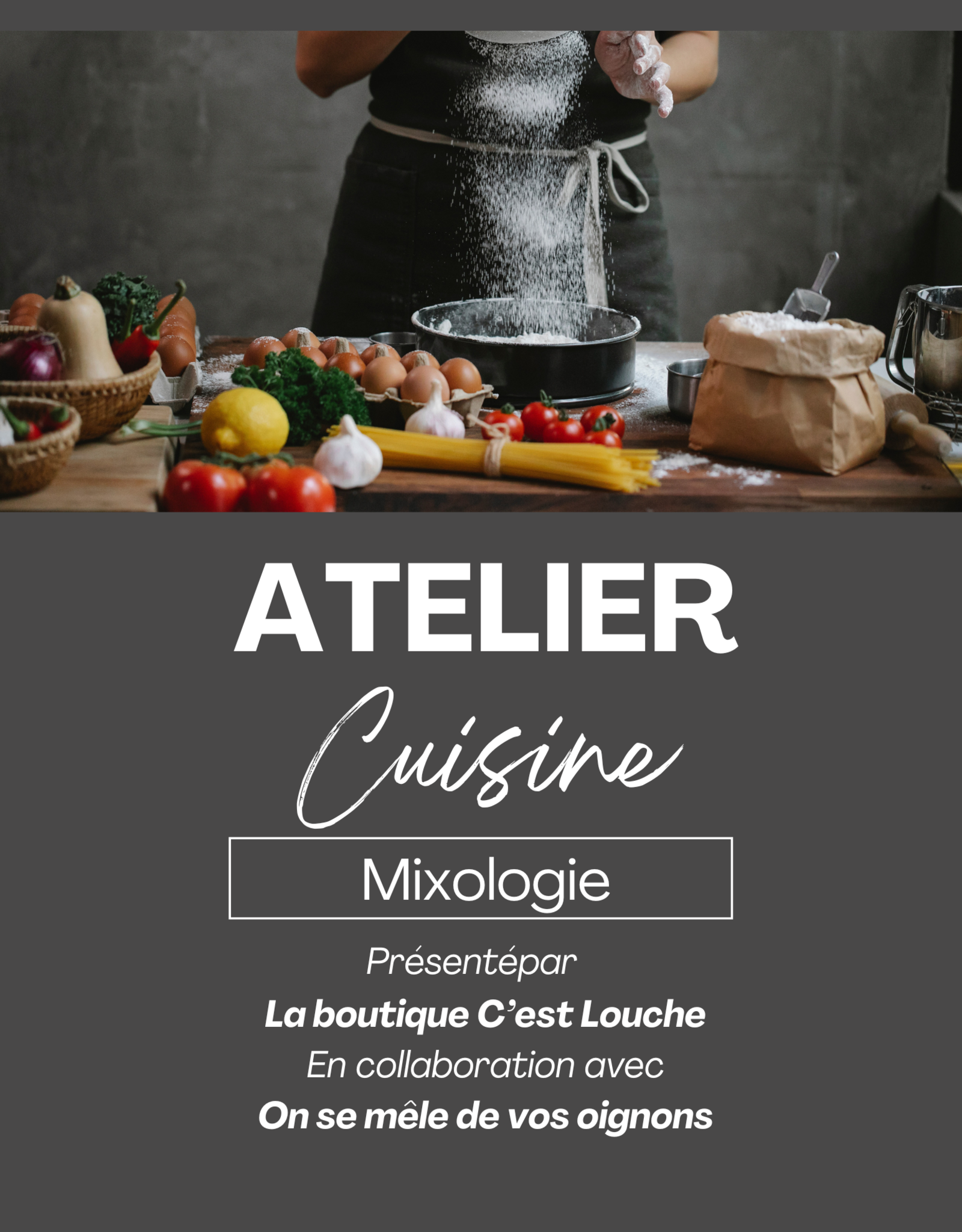 Atelier sur les bases de la mixologie 5 mai à 18h