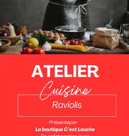 Atelier de cuisine italienne authentique 18 novembre 18h