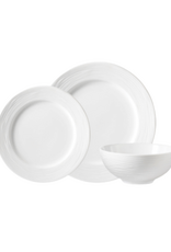 Ens. de vaisselle 12 pièces en porcelaine Wave