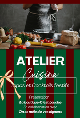 Atelier cocktails et tapas festifs 9 décembre 2025 18h