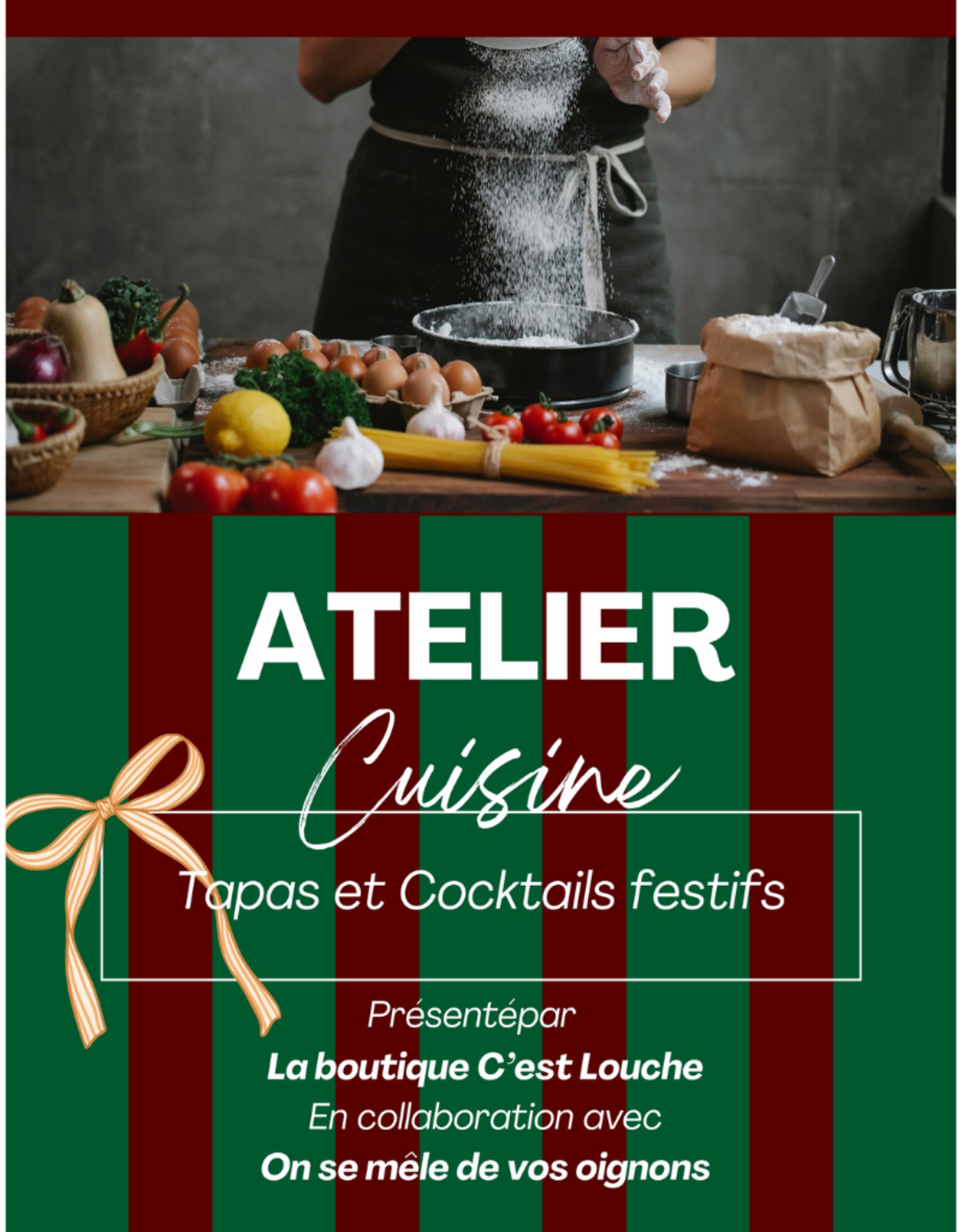 Atelier cocktails et tapas festifs 9 décembre 2025 18h