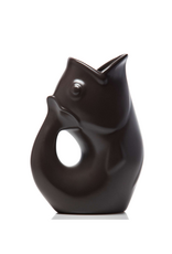 Gurgle Pot Pichet en céramique Gurgle Pot noir mât 42oz