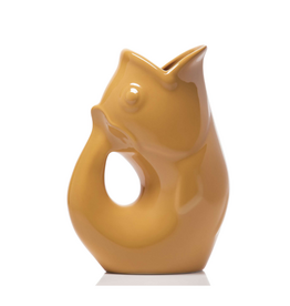 Gurgle Pot Pichet en céramique Gurgle Pot moutarde 42oz