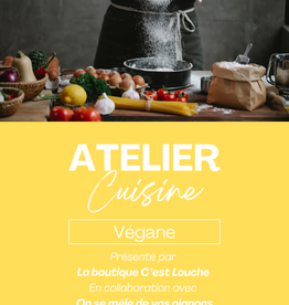 Atelier culinaire végétalien 6 janvier 2026 à 18h