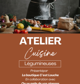 Atelier légumineuses – Cuisine nutritive et gourmande 20 janvier 18h