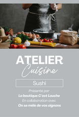 Atelier culinaire - Maîtrisez l'art du sushi maison 3 février 2026 à 18h