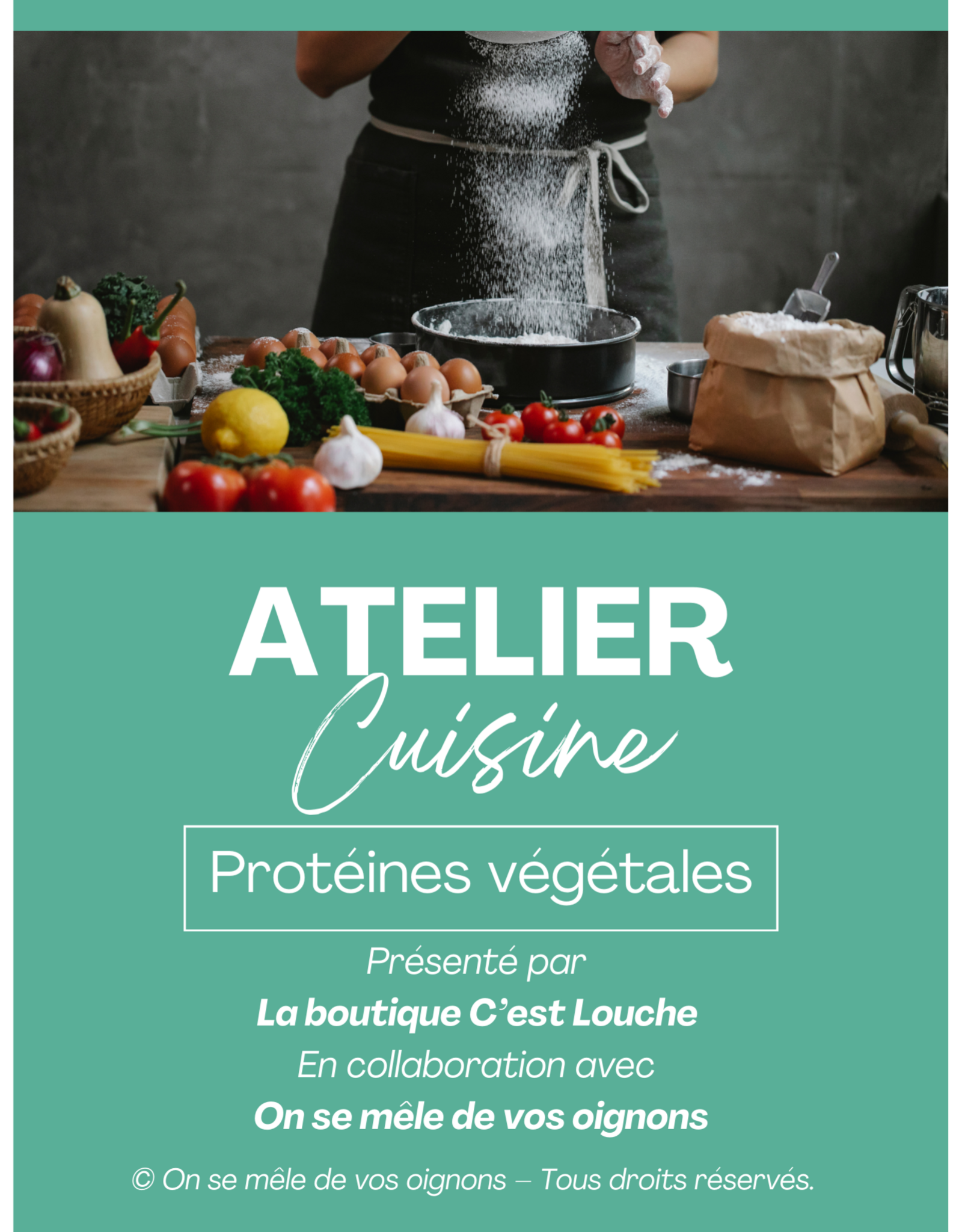 Atelier culinaire - Protéines végétales texturées 24 mars 18h
