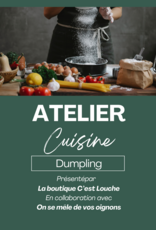 Atelier dumplings – Pliage, saveurs et traditions 7 mai à 18h