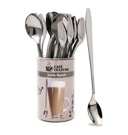 Cuillère à latté Danesco - Long manche en inox