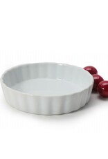 Moule à quiche ou à tarte individuel BIA - Porcelaine blanche (12,5 cm)