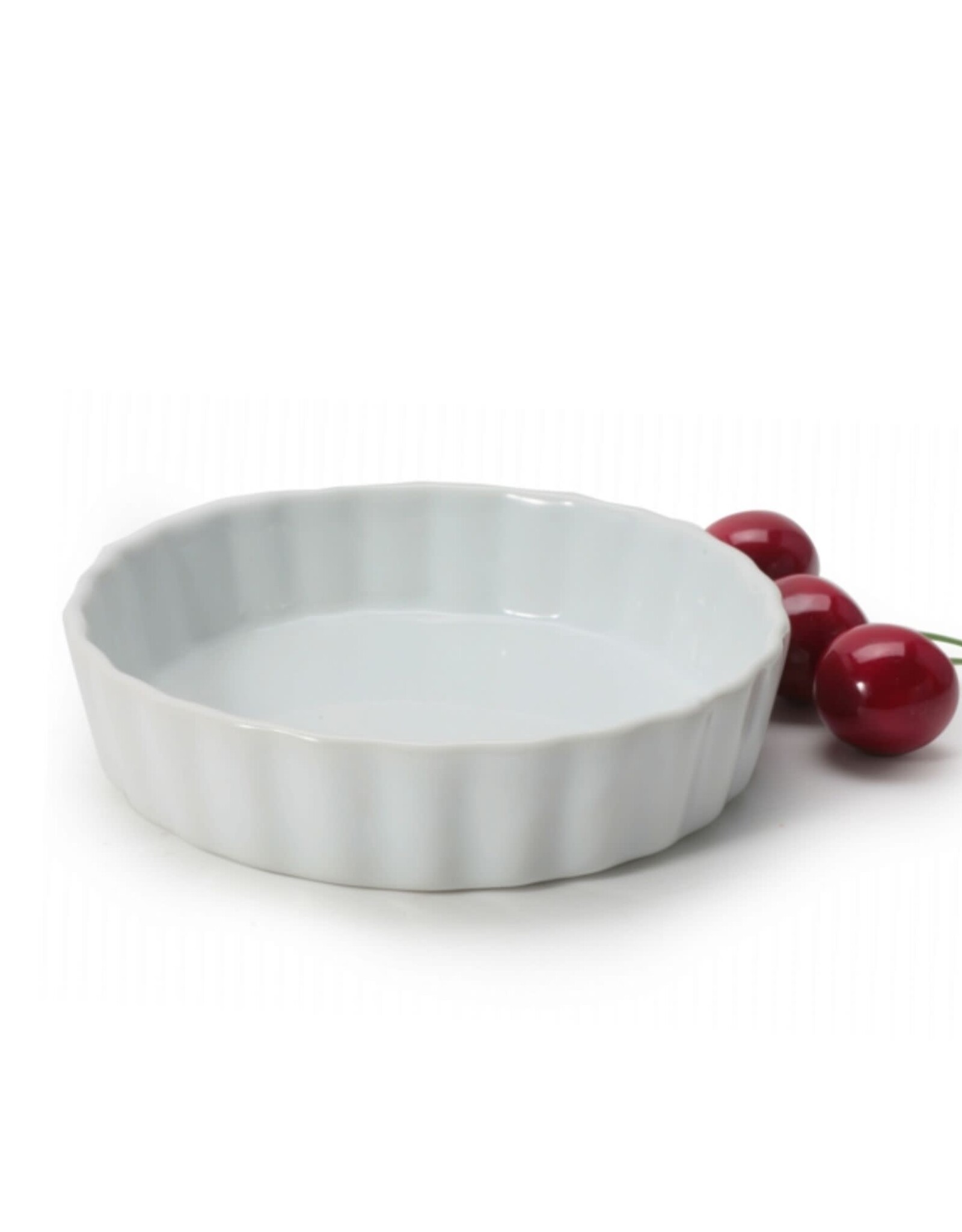 Moule à quiche ou à tarte individuel BIA - Porcelaine blanche (12,5 cm)