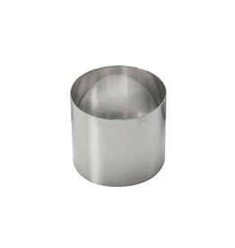 Emporte-pièce circulaire en inox pour tartares et présentations (5cm)