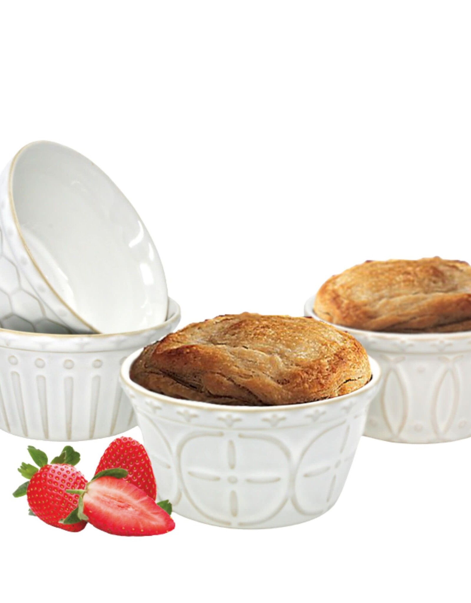 Ramequin en grès lustré Le Petit Four - 225 ml (4 textures assorties)