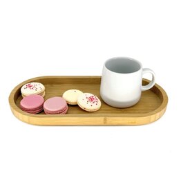 Plateau ovale en bambou naturel Natural Living - 35.5 cm