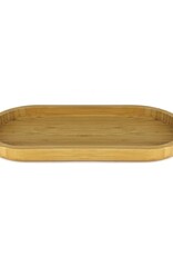 Plateau ovale en bambou naturel Natural Living - 35.5 cm