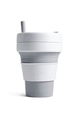 Tasse de voyage repliable Stojo avec paille - 473 ml (16 oz)