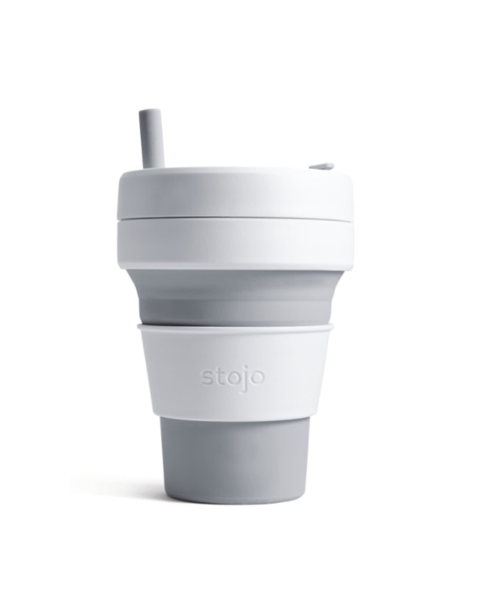 Tasse de voyage repliable Stojo avec paille - 473 ml (16 oz)