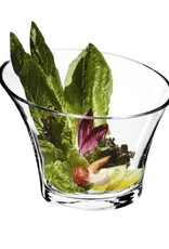 Saladier en verre à coupe en biais - 22 cm