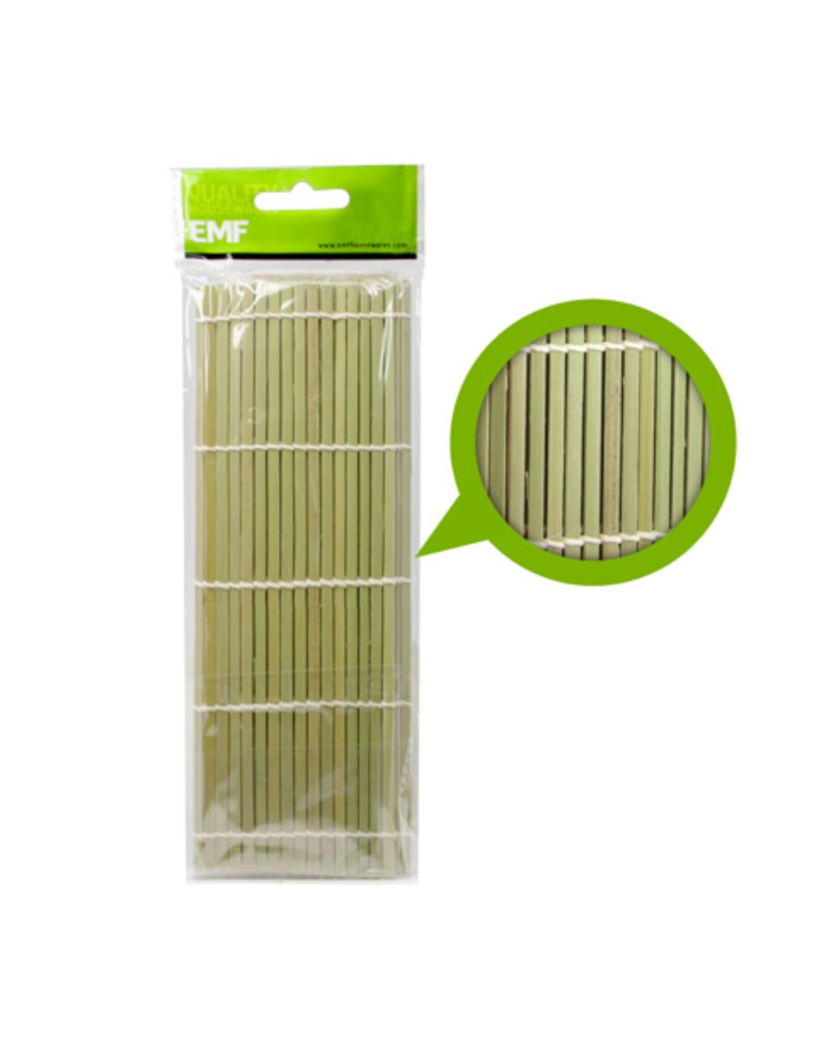 Tapis à sushi en bambou (Makisu) EMF - 27 x 27 cm