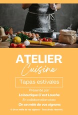 Atelier culinaire - Tapas estivales le 28 mai 18h