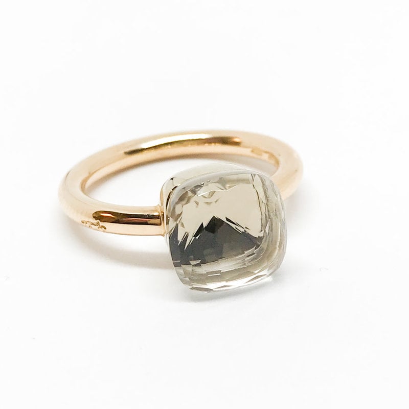 POMELLATO White Topaz Nudo Ring