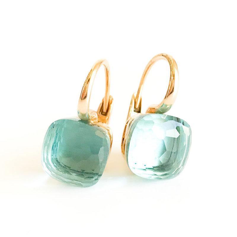 POMELLATO Blue Topaz Nudo Earrings