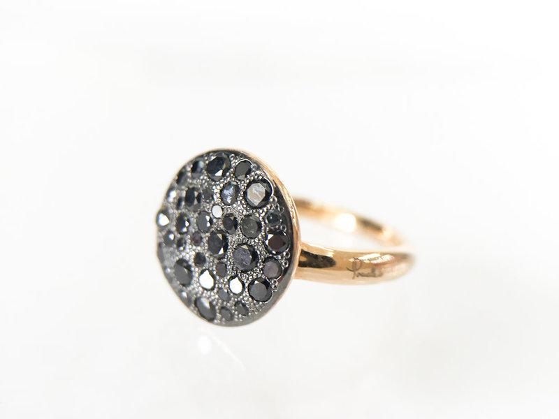 POMELLATO Black Diamond Sabbia Ring